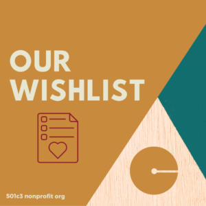 graphic with "Our Wishlist" for San Diego Craft Collective