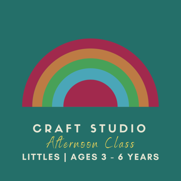 Afterschool Afternoon Craft Studio for Young Children preschool age classes, September through May at San Diego Craft Collective