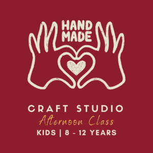 Afterschool Afternoon Craft Studio for Kids classes, September through May at San Diego Craft Collective