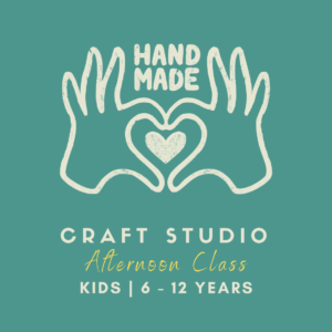 Afterschool Afternoon Craft Studio for Kids classes, September through May at San Diego Craft Collective