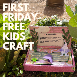 First Friday free kids craft at San Diego Craft Collective in Liberty Station from 5-6pm every first Friday of the month.