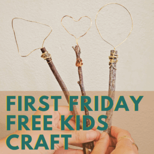 First Friday free kids craft at San Diego Craft Collective in Liberty Station from 5-6pm every first Friday of the month.