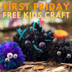 yarn pompom spooky monster crafts