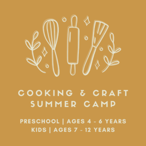 Cooking and Craft Summer Camp at San Diego Craft Collective in Liberty Station with Sticky Fingers