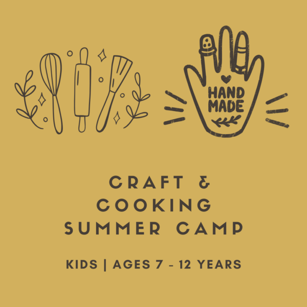 Summer Cooking & Craft Camp at San Diego Craft Collective, Ages 7-12yrs