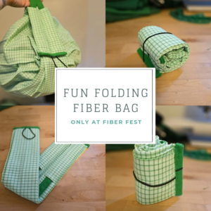 Fiber Fest Fun Folding Fiber Bag! Sewing Workshop at San Diego Craft Collective