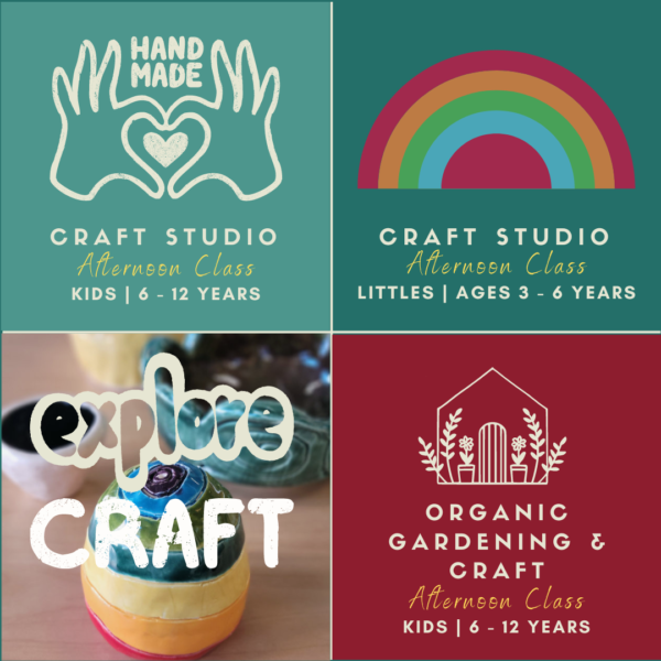 Afterschool Afternoon Craft Classes in Craft Studio & Organic Gardening at San Diego Craft Collective - Coming soon, July 2024, Sept-May