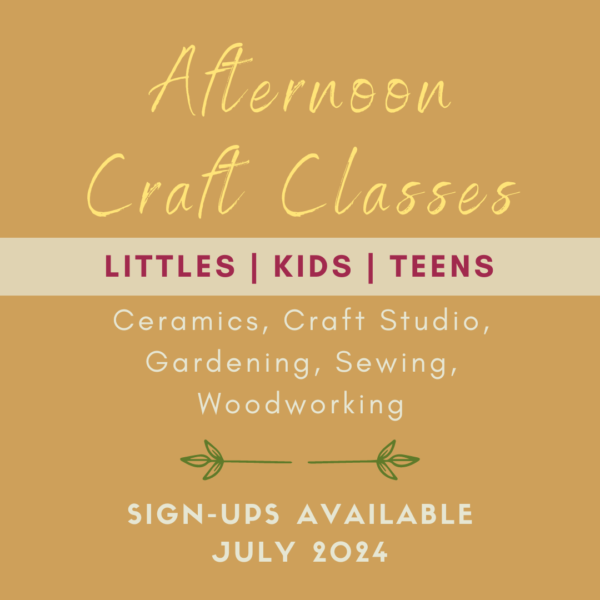 Afterschool Afternoon Craft Classes at San Diego Craft Collective - Coming soon, July 2024, Sept-May