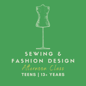 Afterschool Afternoon Fashion Design for Kids & Teens classes, September through May at San Diego Craft Collective