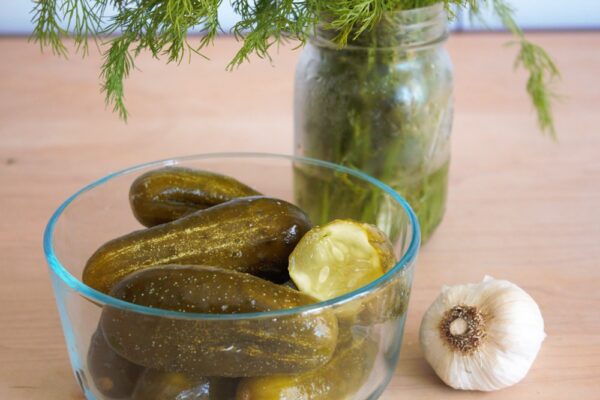 bowl of pickles