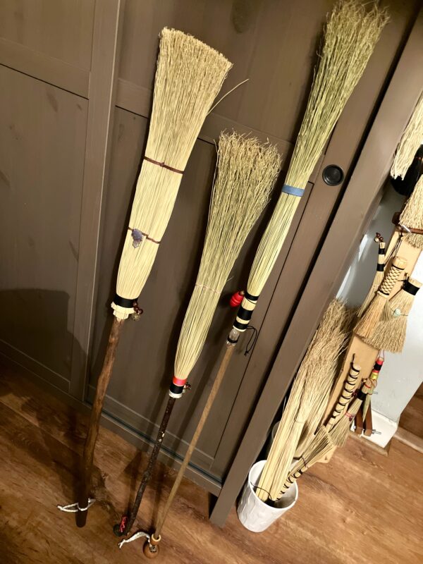 handmade long cobweb brooms