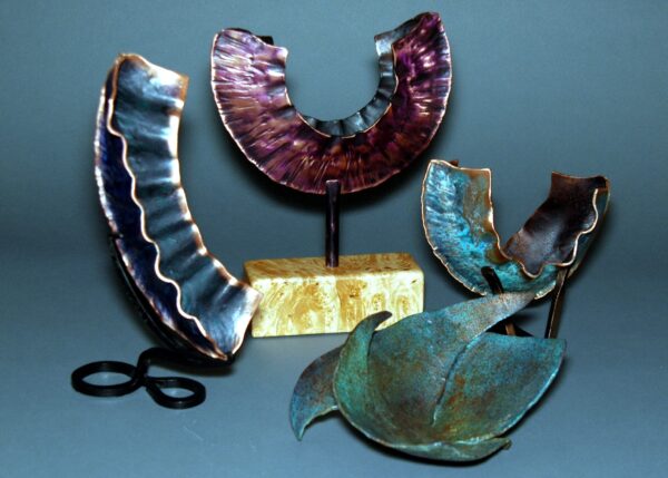 Foldforming and patina bowls