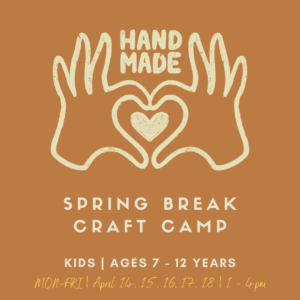 Spring Break Craft Camp at San Diego Craft Collective, Ages 7-12y, from April 14-18, 1-5pm