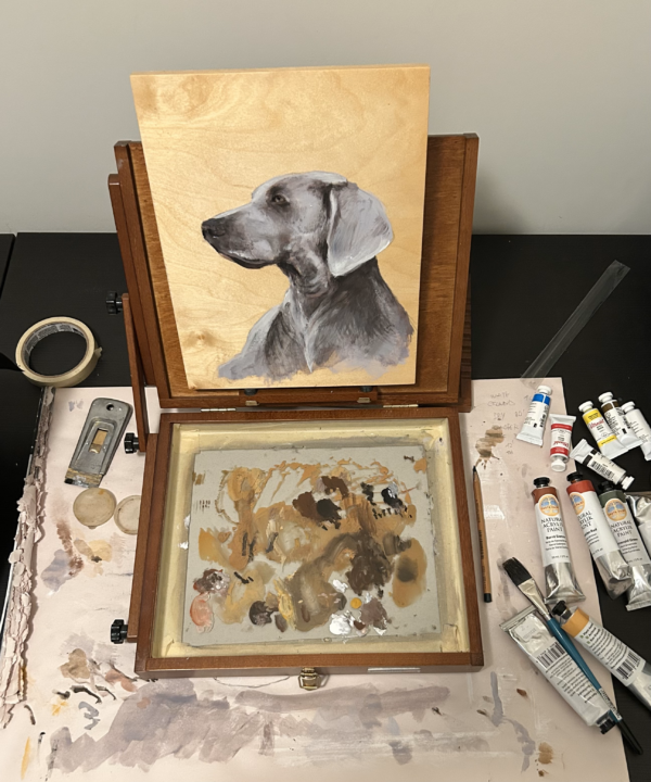 Paint your Pet, Pet Portraits, with Emerson Ferrandini at San Diego Craft Collective