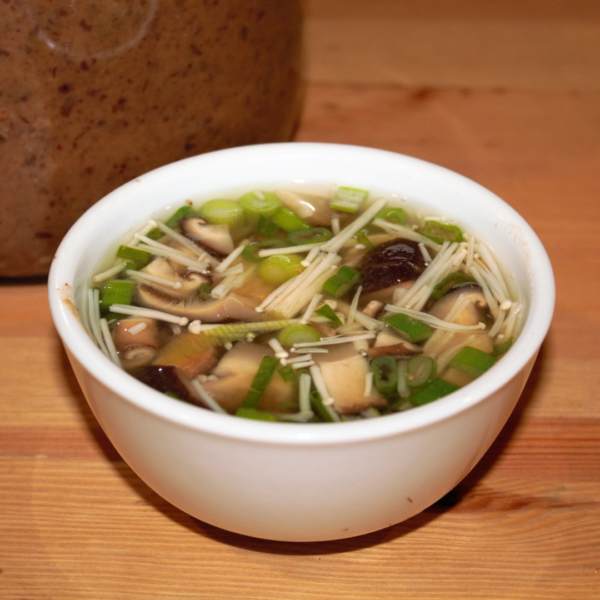 bowl of miso soup