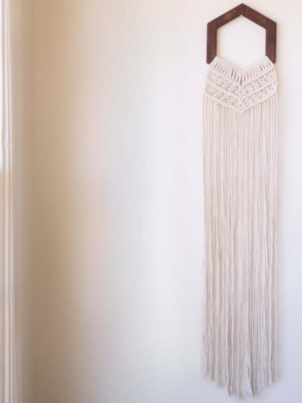 macrame wall hanging