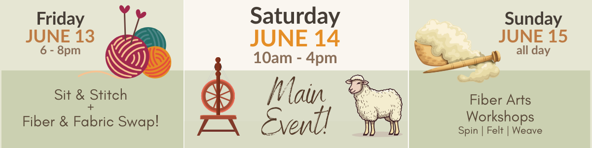 Fiber Fest is a free, family-friendly fiber arts event at San Diego Craft Collective in Liberty Station.