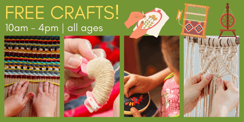 Fiber Fest is a free, family-friendly fiber arts event at San Diego Craft Collective in Liberty Station.
