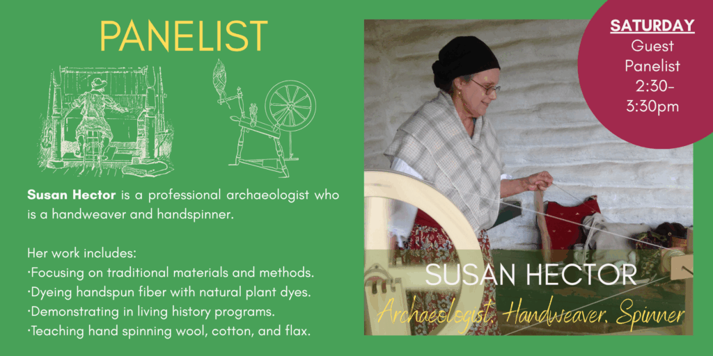 Susan Hector at Fiber Fest is a free, family-friendly fiber arts event at San Diego Craft Collective in Liberty Station. Free Speaker & Panel exploring The Future of Wool: Craft, Culture & Sustainability at 1-4pm