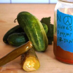 pickles and jar