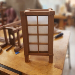 Learn to make a Shoji Lamp using woodworking techniques at San Diego Craft Collective