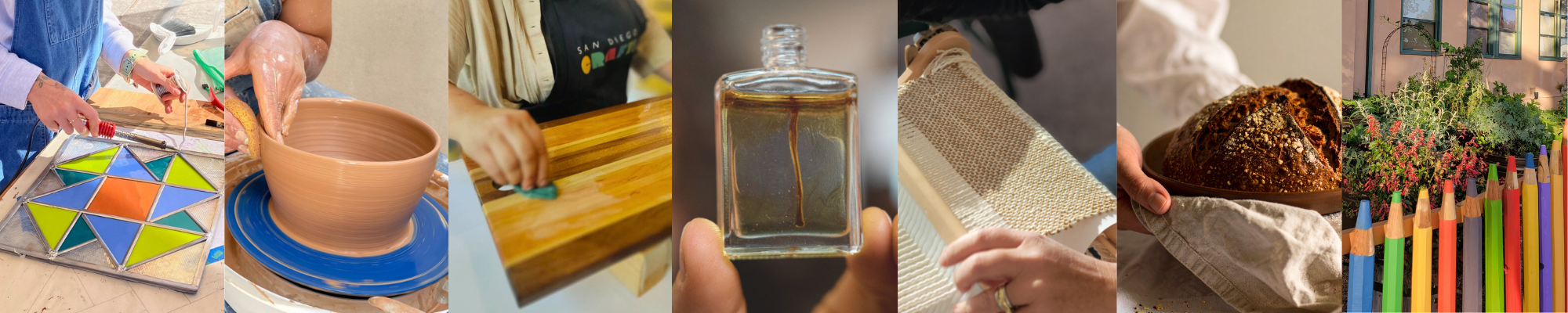 San Diego Craft Collective Calendar, Sorted by Craft