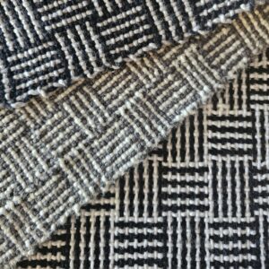 log cabin handwoven fabric