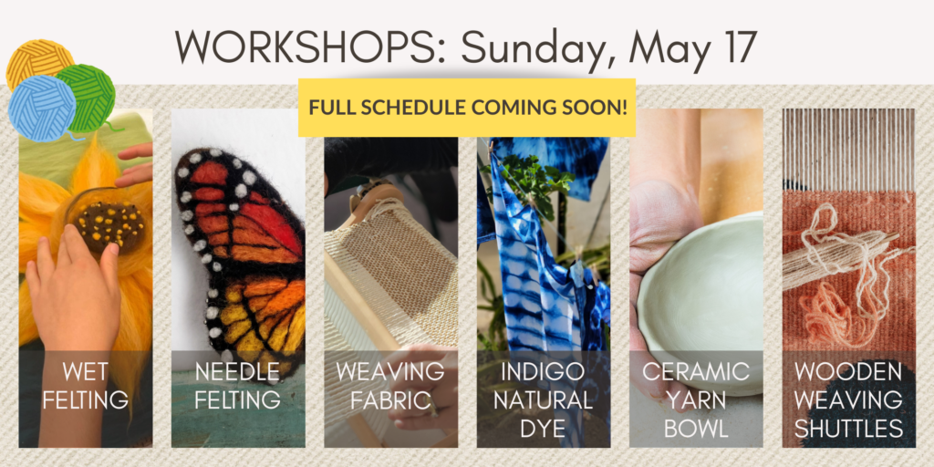 Take a class at Fiber Fest at San Diego Craft Collective, Saturday, May 16, 2026, 9am-4pm