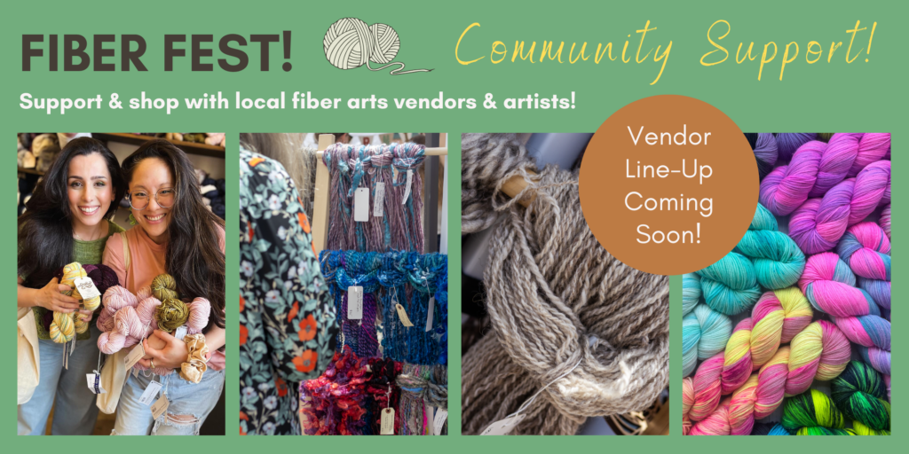 Shop local at Fiber Fest at San Diego Craft Collective, Saturday, May 16, 2026, 9am-4pm