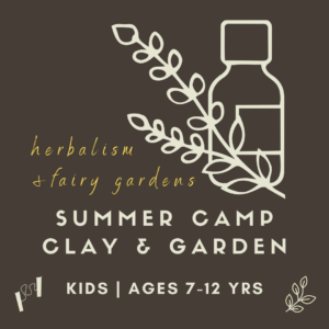 Clay & Herbalism in the Garden Summer Camps at San Diego Craft Collective in Liberty Station