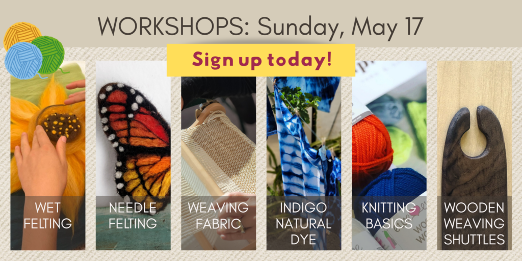 Take a class at Fiber Fest at San Diego Craft Collective, Saturday, May 16, 2026, 9am-4pm
