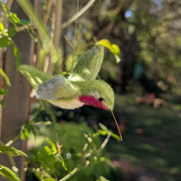 Felted Hummingbird Fiber Arts | Felting: Needle Felted Wool Hummingbird – San Diego Craft ...