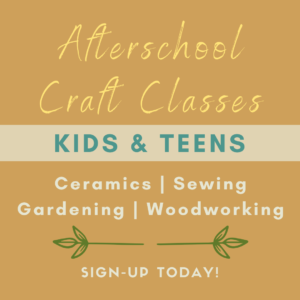 Sign up for our Afterschool Afternoon Craft Classes for Kids & Teens at San Diego Craft Collective