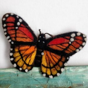 wool needle felted butterfly