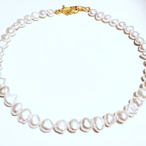 hand knotted pearl necklace